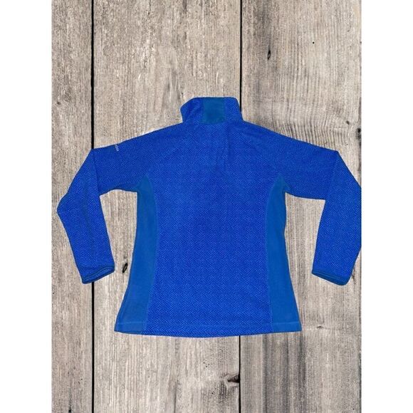 Columbia 1/4 Zip Fleece Pullover Long Sleeve Top Blue Women’s Size Medium - Picture 5 of 6